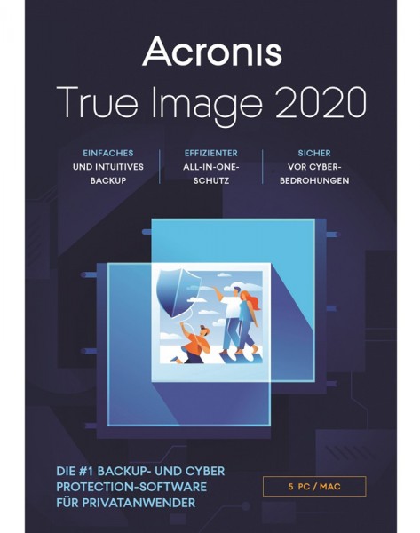Acronis True Image 2020, 5 Geräte, Dauerlizenz, ESD Lizenz Download KEY