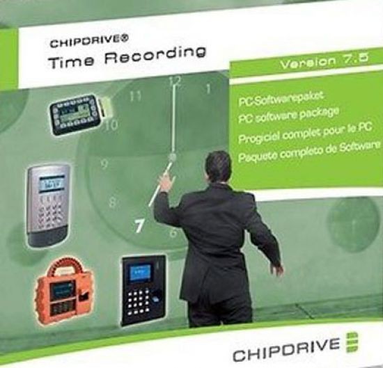 SCM Chipdrive Timerecording (Zeiterfassung) Software Version 7.5, ESD, KEY