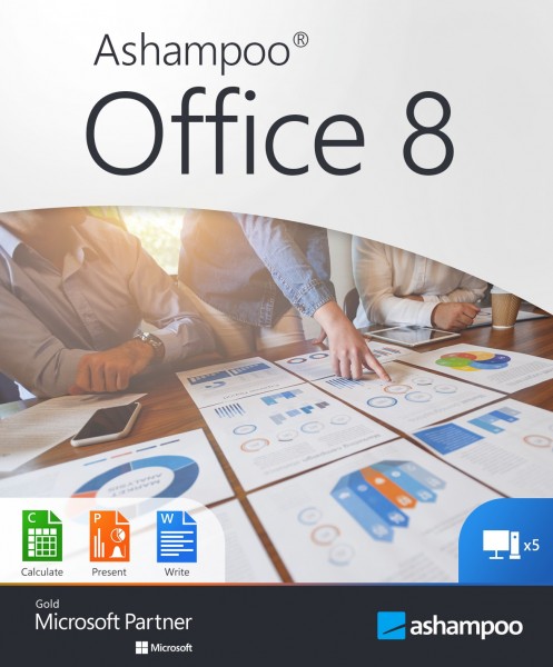 Ashampoo Office 8 5-PC, ESD Lizenz Download KEY