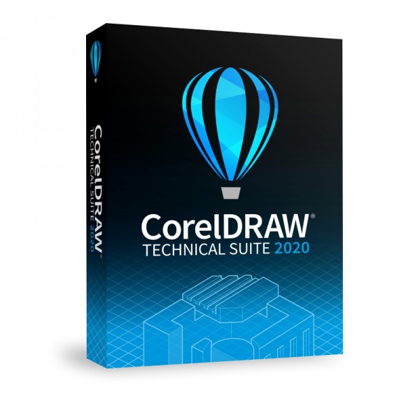 CorelDRAW Technical Suite 2020 Vollversion Deutsch, Windows, BOX