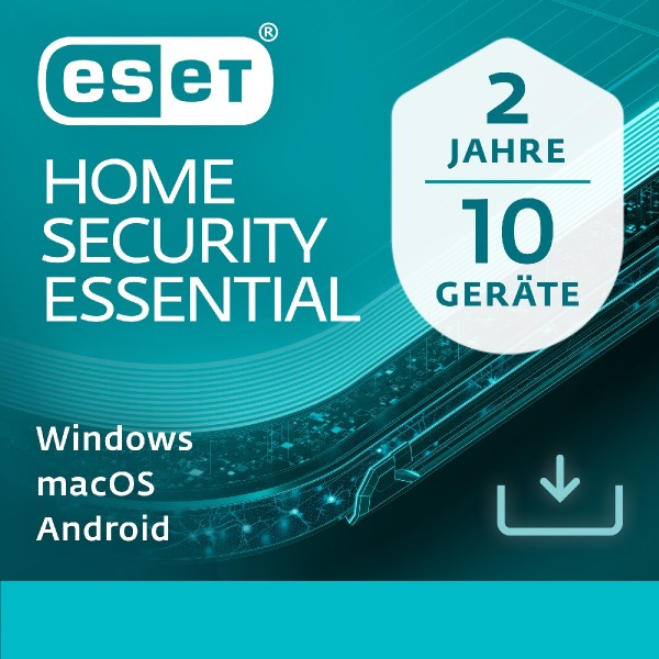 ESET HOME Security Essential 10-Geräte / 2-Jahre DEUTSCH, ESD Lizenz Download KEY