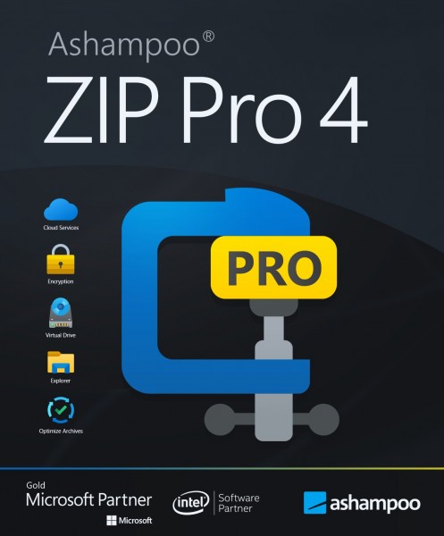 Ashampoo ZIP Pro 4, ESD Lizenz Download KEY
