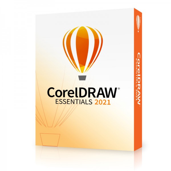 Corel DRAW Essentials 2021, Windows 10 / 11 (64 Bit), Deutsch, Box