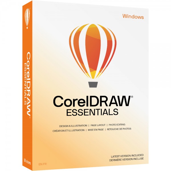 CorelDRAW Essentials 2024 *Dauerlizenz* Windows inkl. PhotoPaint BOX KEYCARD