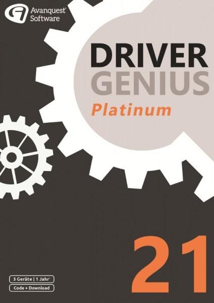 Driver Genius 21 Platinum, 3 Geräte, 1 Jahr, DOWNLOAD