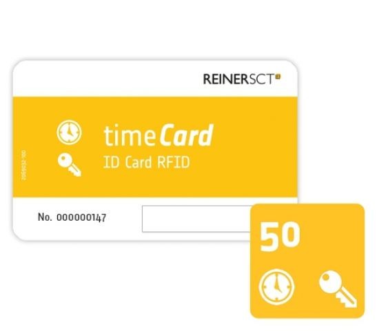 REINER SCT timeCard RFID Chipkarten 50 Stk. (DES)