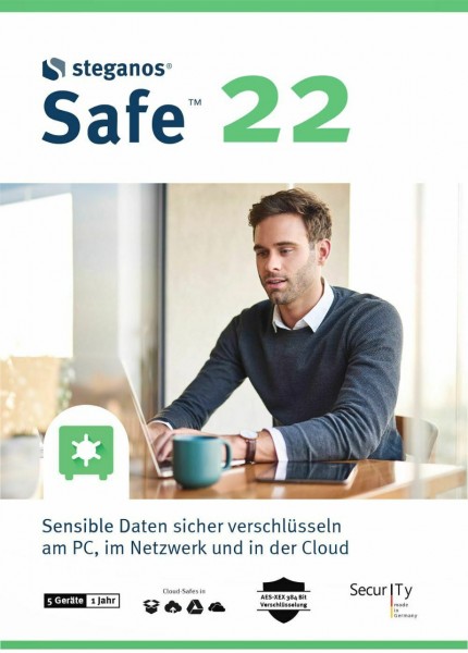 Steganos Safe 22, 5-PC 1-Jahr, ESD Lizenz Download KEY