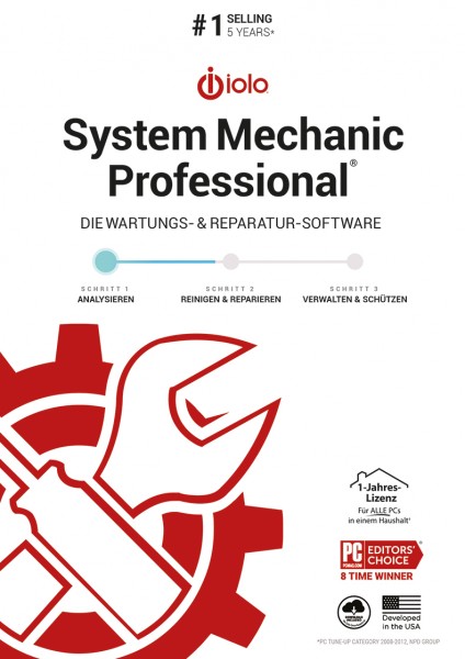 System Mechanic 2022 Professional 1 Jahr, Windows ESD Lizenz Download KEY