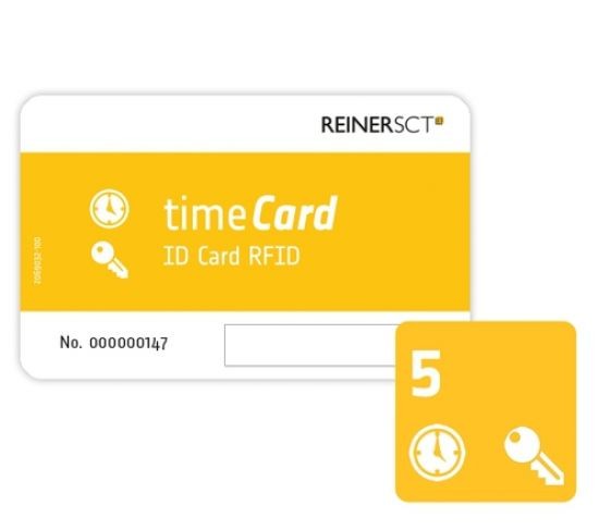REINER SCT timeCard RFID Chipkarten 5 Stk. (DES)
