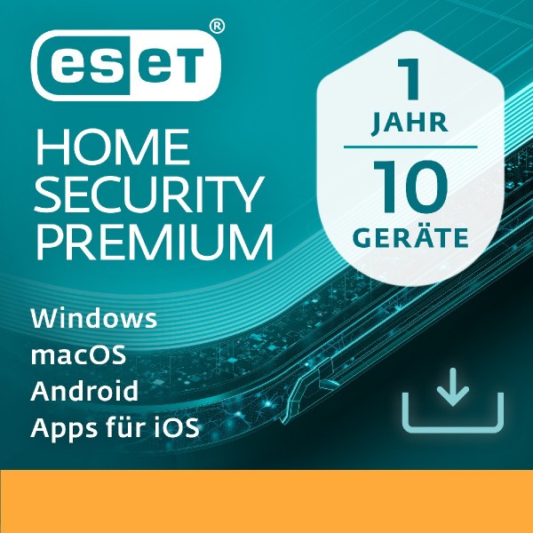 ESET HOME Security Premium 10-Geräte / 1-Jahr DEUTSCH, ESD Lizenz Download KEY