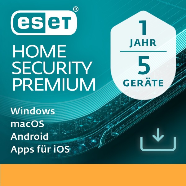 ESET HOME Security Premium 5-Geräte / 1-Jahr DEUTSCH, ESD Lizenz Download KEY