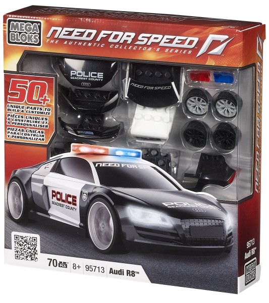 MEGA BLOKS - NEED FOR SPEED Build &amp; Customize - Audi R8 (70 Teile)