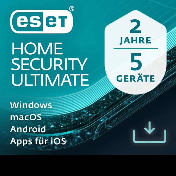 ESET HOME Security Ultimate 5-Geräte / 2-Jahre DEUTSCH, ESD Lizenz Download KEY