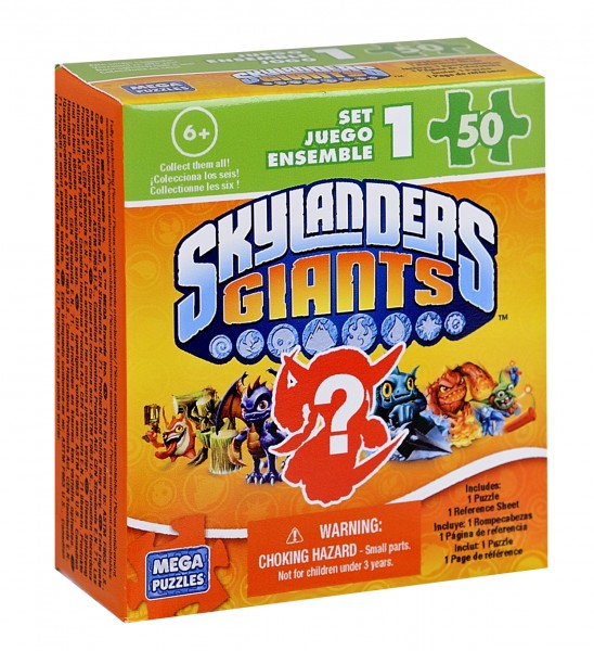 Skylanders Giants MYSTERY Mini-Puzzle (17,78x12,70cm / 50 Teile)