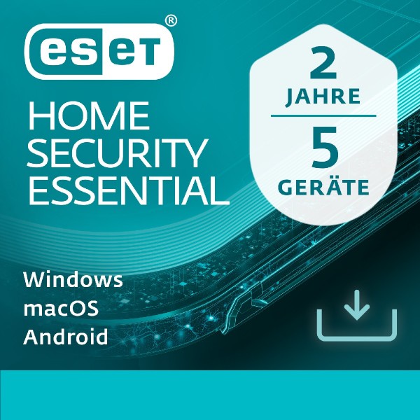 ESET HOME Security Essential 5-Geräte / 2-Jahre DEUTSCH, ESD Lizenz Download KEY